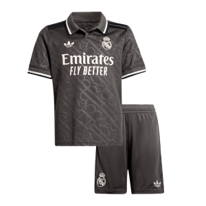 Kids Real Madrid Custom Third Away Soccer Kits 2024/25