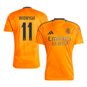 Real Madrid Jersey Custom RODRYGO #11 Soccer Jersey Away 2024/25