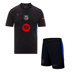 Barcelona Away Soccer Uniform Kits 2024/25 - Spotify Logo Without Text