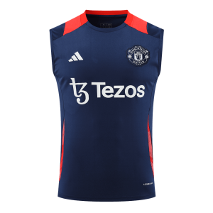 Manchester United Pre-Match Training Vest 2024/25 Navy