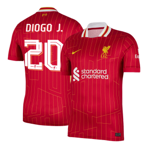 DIOGO J. #20 Liverpool Soccer Jersey Home Custom Shirt 2024/25 - UCL