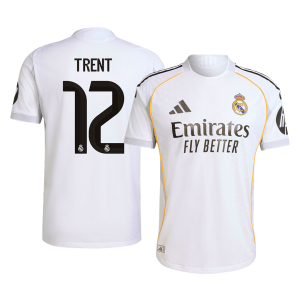 Real Madrid TRENT #12 Home Custom Player Version Soccer Jersey 2025/26