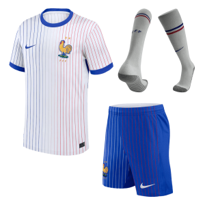 France Away Custom Full Soccer Kit 2024