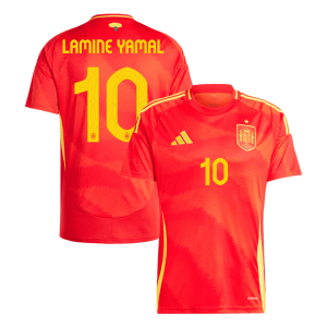 Spain Jersey Custom LAMINE YAMAL #10 Soccer Jersey Home 2024