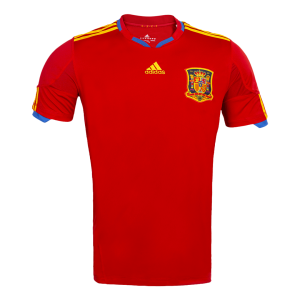 Spain Retro Jersey Home Soccer Shirt 2010