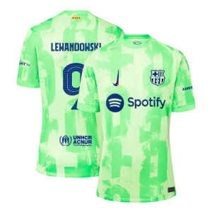 Barcelona Jersey Custom LEWANDOWSKI #9 Soccer Jersey Third Away 2024/25 - UCL