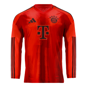 Bayern Munich Long Sleeve Jersey Home Football Shirt 2024/25