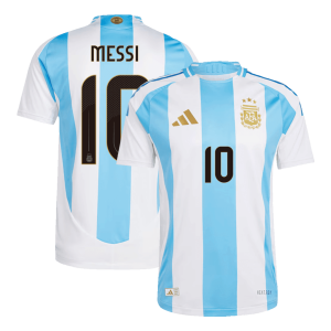Argentina MESSI #10 Home Custom Player Version Soccer Jersey 2024 Copa América