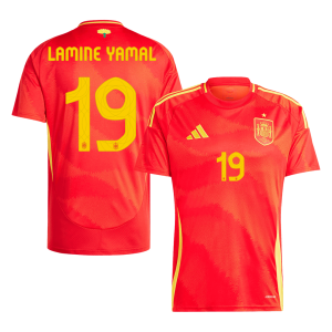 Spain Jersey Custom LAMINE YAMAL #19 Soccer Jersey Home 2024