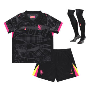Kids Chelsea Custom Third Away Full Soccer Kits
2024/25
