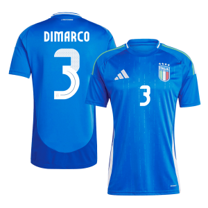 DIMARCO #3 Italy Soccer Jersey Home Custom Shirt 2024