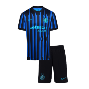 Kids Inter Milan Custom Home Soccer Kits 2025/26