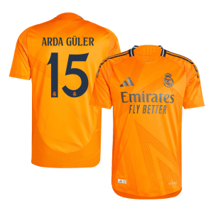 Real Madrid ARDA GÜLER #15 Away Custom Player Version Soccer Jersey 2024/25
