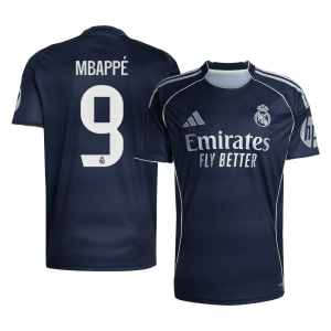 MBAPPÉ #9 Real Madrid Soccer Jersey Away Custom Shirt 2025/26