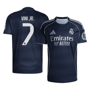 VINI JR. #7 Real Madrid Soccer Jersey Away Custom Shirt 2025/26