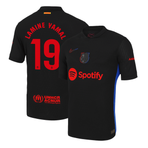 Barcelona LAMINE YAMAL #19 Away Custom Player Version Soccer Jersey 2024/25