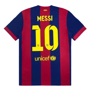 Jersey MESSI #10 Home Retro Soccer Jersey 2014/15