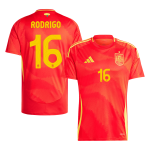 Spain Jersey Custom RODRIGO #16 Soccer Jersey Home 2024