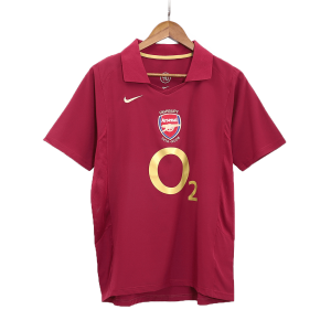 Arsenal Retro Jersey Home Soccer Shirt 2005/06