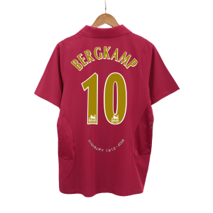 BERGKAMP #10 Arsenal Retro Jersey Home Soccer Shirt 2005/06