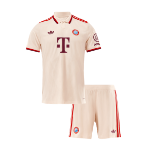 Kids Bayern Munich Custom Third Away Soccer Kits 2024/25 UCL
