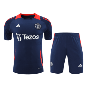 Manchester United Pre-Match Soccer Jersey Kit(Jersey+Shorts) 2024/25