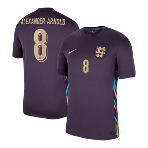 England Jersey Custom ALEXANDER-ARNOLD #8 Soccer Jersey Away 2024