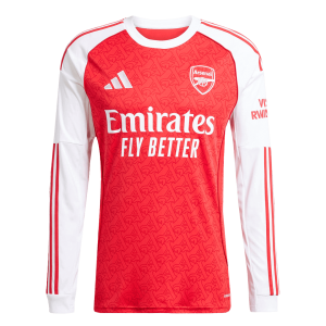 Arsenal Long Sleeve Jersey Home Football Shirt 2025/26