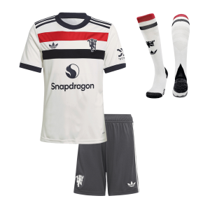 Kids Manchester United Custom Third Away Full Soccer Kits
2024/25