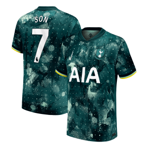 SON #7 Tottenham Hotspur Soccer Jersey Third Away Custom Shirt 2024/25