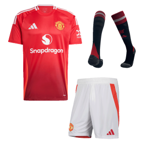 Manchester United Home Custom Full Soccer Kit 2024/25
