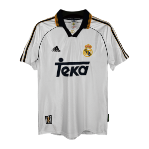Real Madrid Retro Jersey Home Soccer Shirt 99/00