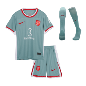Kids Atletico Madrid Custom Away Full Soccer Kits
2024/25