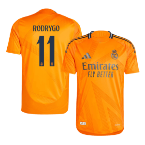 Real Madrid RODRYGO #11 Away Custom Player Version Soccer Jersey 2024/25