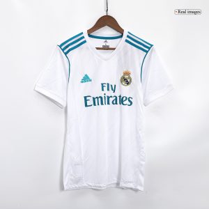 Real Madrid Retro Jersey Home Soccer Shirt 2017/18