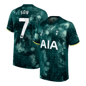 Tottenham Hotspur SON #7 Third Away Custom Player Version Soccer Jersey 2024/25