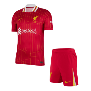 Liverpool Home Soccer Uniform Kits 2024/25