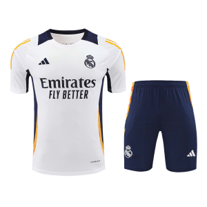 Real Madrid Pre-Match Soccer Jersey Kit(Jersey+Shorts) 2024/25