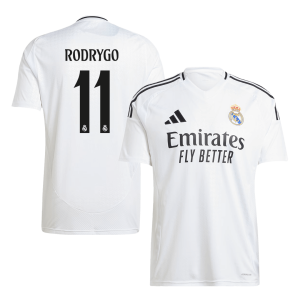 RODRYGO #11 Real Madrid Soccer Jersey Home Custom Shirt 2024/25