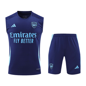 Arsenal Pre-Match Soccer Jersey Vest Kit(Jersey+Shorts) 2024/25