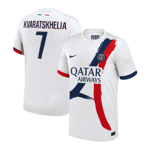 PSG Jersey Custom KVARATSKHELIA #7 Soccer Jersey Away 2024/25