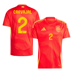 Spain Jersey Custom CARVAJAL #2 Soccer Jersey Home 2024