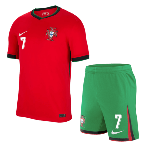Portugal RONALDO #7 Home Soccer Uniform Kits 2024