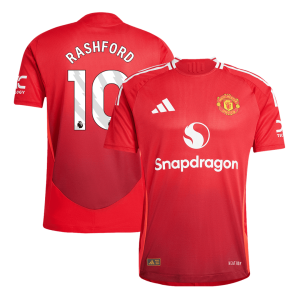Manchester United RASHFORD #10 Home Custom Player Version Soccer Jersey 2024/25