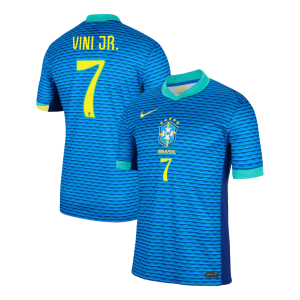 VINI JR. #7 Brazil Soccer Jersey Away Custom Shirt 2024