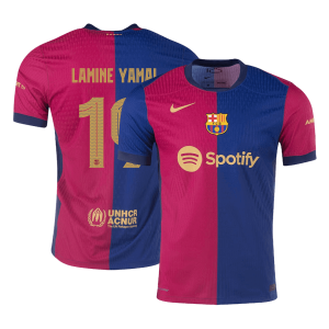 Barcelona LAMINE YAMAL #19 Home Custom Player Version Soccer Jersey 2024/25 - UCL