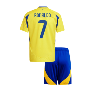 Kids Al Nassr RONALDO #7 Home Soccer Kits2024/25 ACL