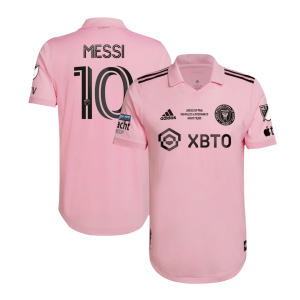 Inter Miami CF MESSI #10 Home Custom Player Version Soccer Jersey 2023 Leagues Cup Final