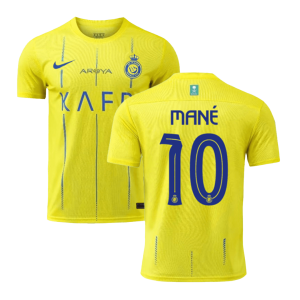 Al Nassr Jersey Custom MANÉ #10 Soccer Jersey Home 2023/24