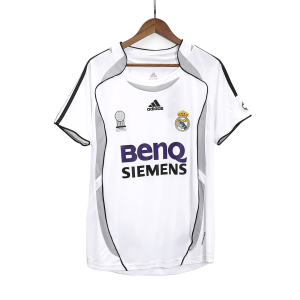 Real Madrid Retro Jersey Home Soccer Shirt 2006/07